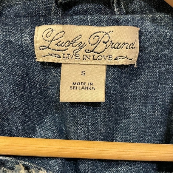 Lucky Brand Denim Moto Jacket - Picture 4 of 10